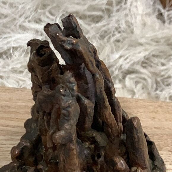 Unsigned Small Copper Brutalist Sculpture - Picture 8 of 17